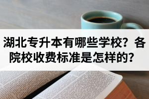 湖北專升本有哪些學(xué)校？各院校收費(fèi)標(biāo)準(zhǔn)是怎樣的？